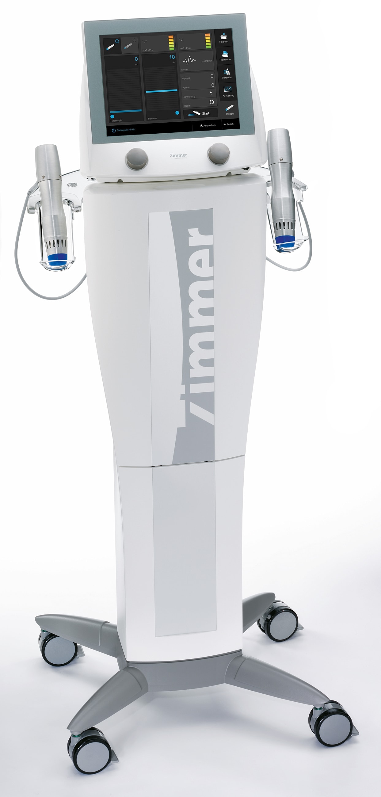 Woman relaxing, removing high heels, massaging foot.